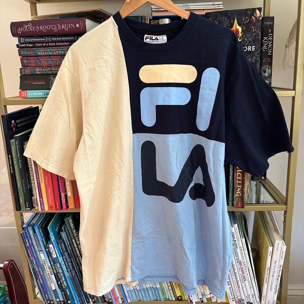 Fila 90s-Inspired Color Block T-Shirt 👕